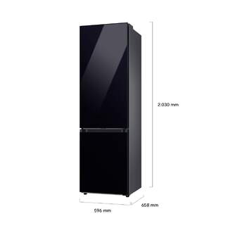 FRICOM. SAMSUNG RB38C7B6A22 203x60 CRISTAL NEGRO