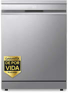 Lavavajillas LG DF587HVS - 14 Servicios, 10 Programas, QuadWash, 3&ordf; Bandeja, Clase A-10%, Inox