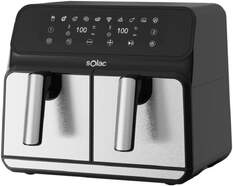 Freidora de aire Solac FA1520 - 4x4 litros, Doble Cubeta, 1700 W, temperatura 60-200&ordm;C, 11 programas