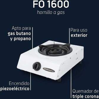 HORNILLO ORBEGOZO FO1600 1GAS ENCENDIDO PZO.ELECTR