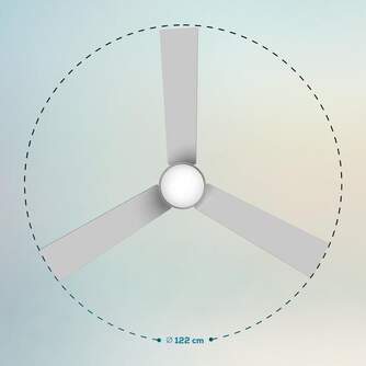 VENTILADOR TECHO CECOTEC 4850 DC WHITE 122CM  5835