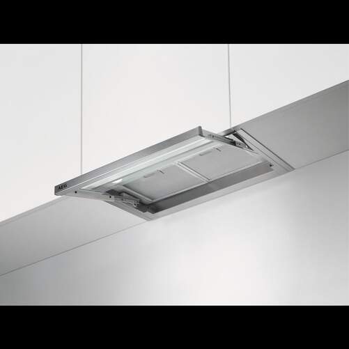 Grupo Filtrante AEG DPE4641M - Clase C, 60cm, 600m3/h, 3 Velocidades, Inox