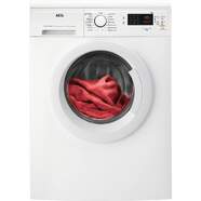Lavadora AEG LFA5I82WRE - 8 kg, Clase A, 1200 rpm, Tapa Extra&iacute;ble, Blanca