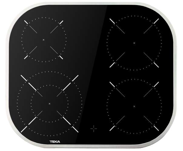 Placa Vitrocer&aacute;mica Polivalente Teka TCC 64000 PLV - 4 Zonas, 60cm, 9 Potencias, 6900W