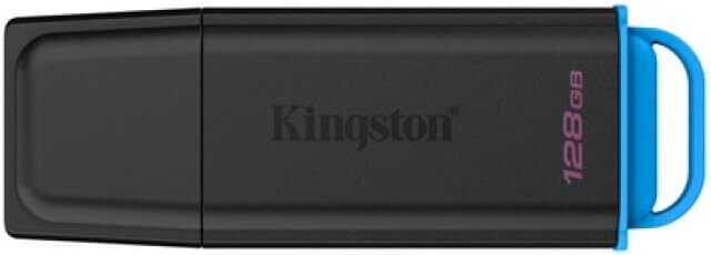 Memoria USB Kingston Exodia Black/Blue Gen2 - USB 3.2, 128 GB