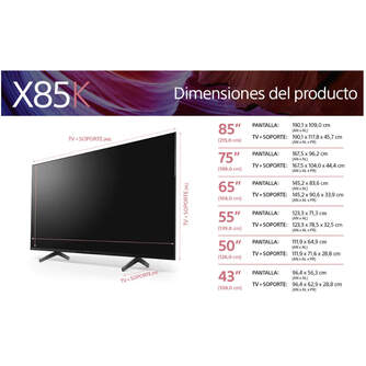TV SONY 55%%%quot; KD55X85K UHD TRIL