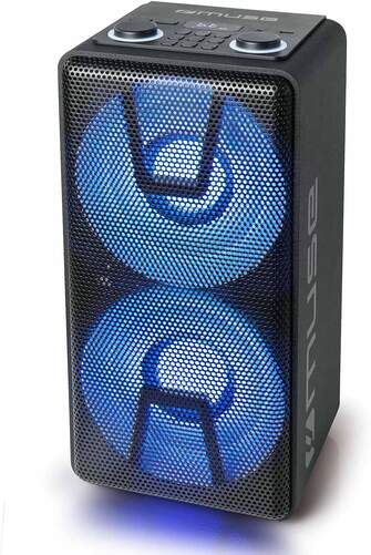 Altavoz Muse M-1805 - DJ, Bluetooth, recargable, 150W, 2 micros, radio, entrada micro y guitarra