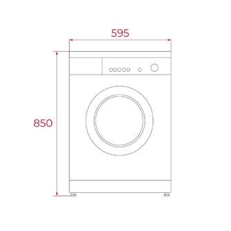 LVD. TEKA WMK40740SS 7K 1200R DSP INOX 113910017