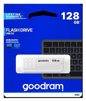 MEMORIA USB GOODRAM 128GB UME2 WHITE USB 2.0