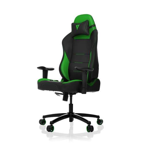 Silla gaming Vertagear PL1000 Negra y verde - Espuma híbrida, pistón clase 4, inclinación ajustable