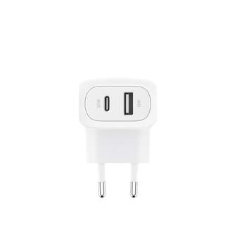 CARGADOR BELKIN 1XUSB C 30W   1XUSB A 12W BLANCO
