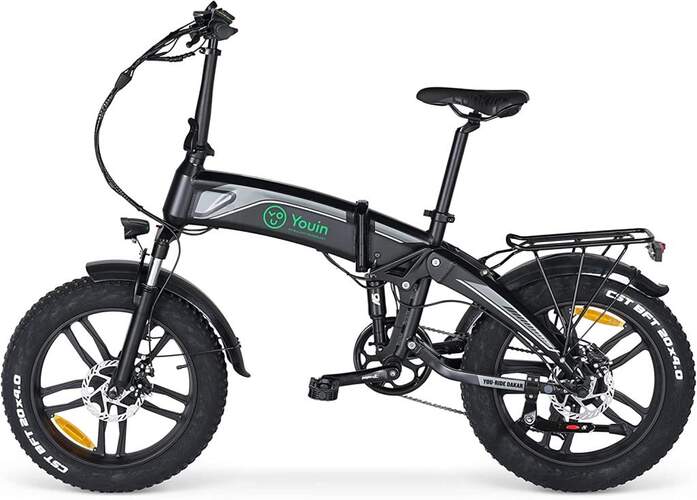 Bicicleta Eléctrica Youin You Ride Dakar BK1400G - 250W, 7 Velocidades Shimano, Aut. 45km