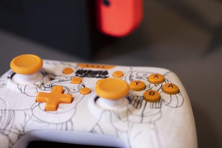 Mando Script Mando Konix Naruto | Para Switch/PC, Alámbrico, Windows 8/10/11