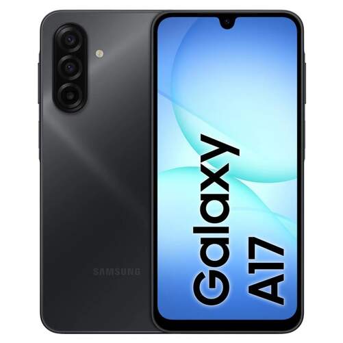 Samsung Galaxy A17 4/128 GB Negro - Pantalla 6,7" AMOLED, 5000mAh, Triple cámara 50 MP