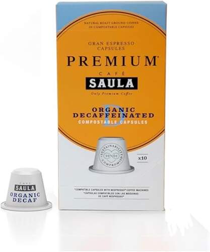 Estuche Saula 30338182 - Orgánico, Descafeinado, 10 Cápsulas