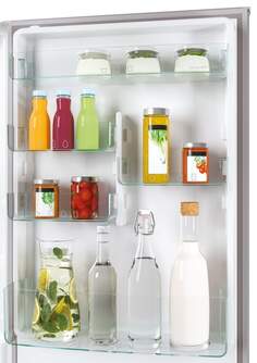 FRIGORIFICO CANDY CCE4T618ES COMBI, NO FROST, SILVER, 185x59