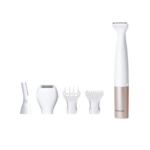 Afeitadora Corporal Panasonic ESWM31P301 - 5 en 1, 5 Cabezales, Zona Bikini