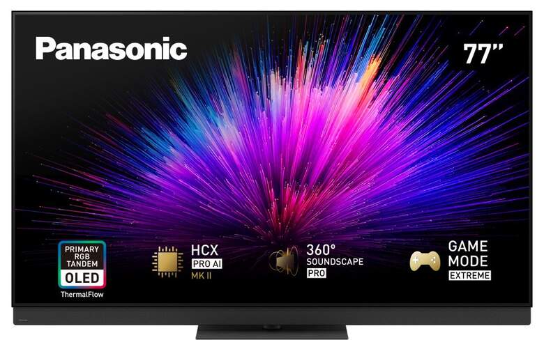 TV Panasonic 77" OLED TV-77Z95B - 4K Ultra HD, Dolby Atmos 130W, Procesador HCX Pro AI, HDR10+