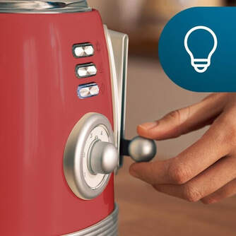 TOST. CECOTEC TOAST%%%amp;TASTE VINTAGE RED 2R COR 03259