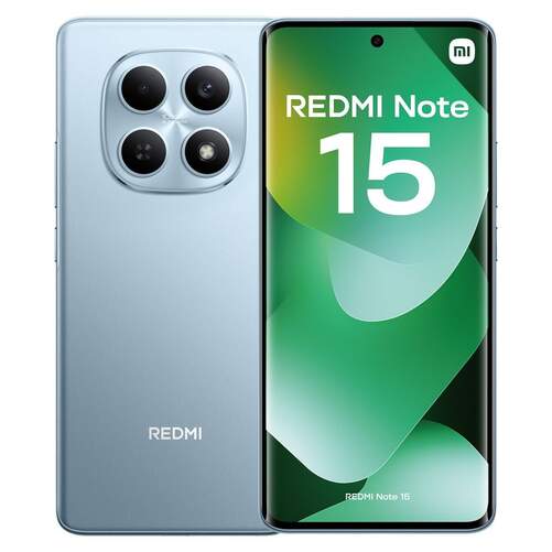 Xiaomi Redmi Note 15 8/256 GB Azul - 6,86", Helio G100 Ultra, 6000 mAh, Triple c&aacute;mara 108 MP