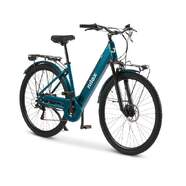 Bicicleta Eléctrica Nilox J7 - Verde, 13Ah para 80 km autonomía, 250 W, ruedas 28", Frenos Shimano
