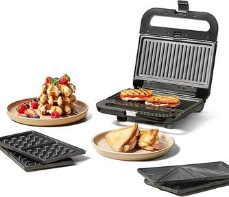 SANDWICH. UFESA ROBSON 850W SANDW-GRILL-GOFRE