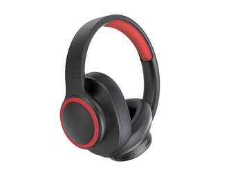 AURICULARES ELBE ABTB26NB DIADEMA MICRO FM NEG/ROJ