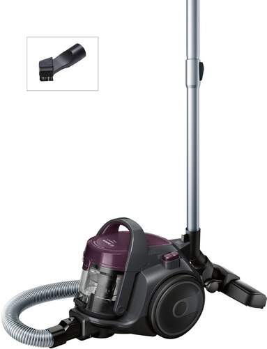 Aspirador Bosch GS05 Cleann&#39;n BGC05AAA1 - Clase A, 700W, Sin Bolsa, Motor HiSpin, Accesorios