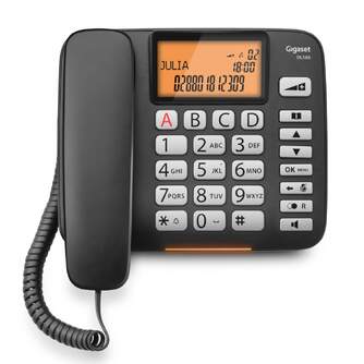 TELEFONO SOBREMESA GIGASET DL580 BLACK