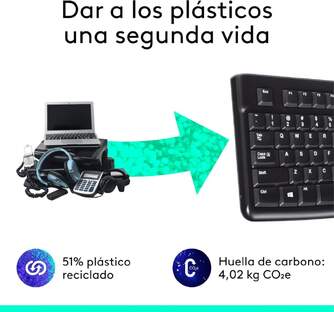 TECLADO LOGITECH K120 USB NEGRO 920-002499  