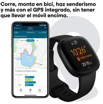 SMARTWATCH FITBIT VERSA 3 FB511BKBK BLACK/ALUMI