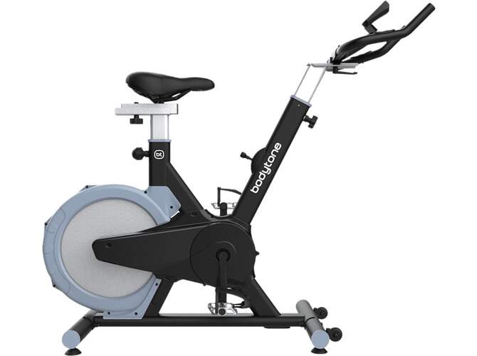 Bicicleta Spinning Bodytone DS07 - 6 Funciones, Masa Inercial 14kg, Pulso Manillar