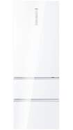 Frigor&iacute;fico Combi Haier HTW7720DNGW - 200 x 70 cm, 3 puertas, No Frost, Cristal Blanco