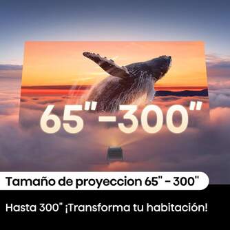 PROYECTOR HISENSE LASER MINI C2 65-300%%%quot; 4K SMARTTV