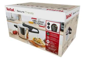 OLLA PRESION RAPID. TEFAL P25807 SECURE TR 6L VERD