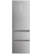 Frigorífico Combi Haier HTW5618CNMG - 360 litros, 185x60cm, Clase C, No Frost, Wi-Fi, Inox