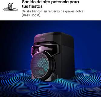 ALTAVOZ LG XBOOM RNC2 80W FM BT USB KARAOKE