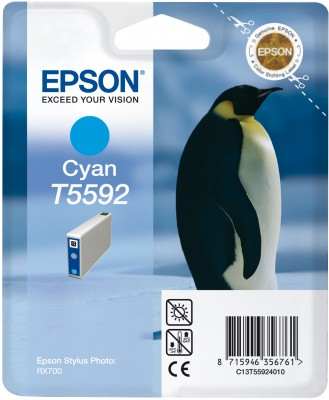 Cartucho de tinta Epson T5592 C13T55924020 - Color cian