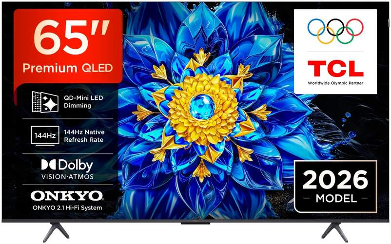 TV TCL 65" MiniLED 65P8L - 4K Ultra HD, Google TV AiPQ Pro Processor, Altavoces 35W, 144 Hz, HDR10+