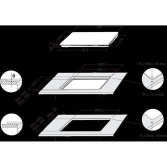 ENCIM. INDESIT IB44Q60NE 4F INDUCCION