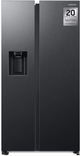 Frigorífico Americano Samsung RS68CG885DB1EF - Clase D, 634L, con toma, MetalCooling, Dispensador