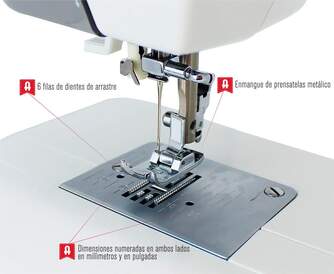 MAQUINA COSER ALFA NEXT 830  ENHEBRA AUTO 19PUNT