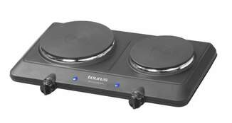 Hornillo de inducci&oacute;n Taurus Volcano Duo EH2250 - 1500 W, 15 cm + 18 cm, Negro