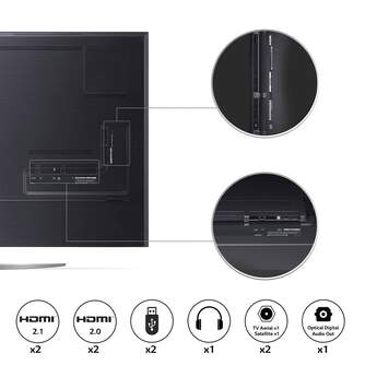 TV LG 65%%%quot; 65QNED996QB 8K QNED MINILED ALFA9 100H