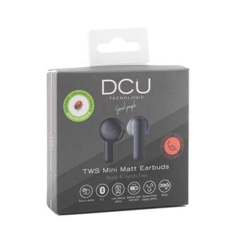 AURICULARES DCU EARBUDS MINI MATE BLUETOOTH NEGRO
