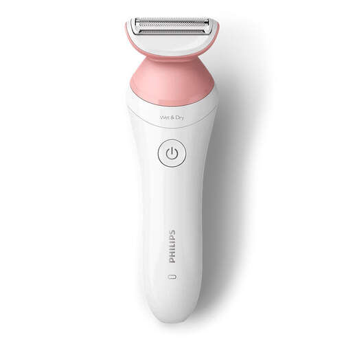 Depiladora Philips BRL146/20 - Rasuradora, Recargable, Mojado y seco, Lavable, Rosa, Blanco