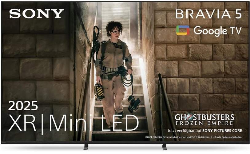TV Sony 65" MiniLED K65XR55B - 4K Ultra HD, Procesador XR con IA, Dolby Atmos/Audio 40W, HDR10