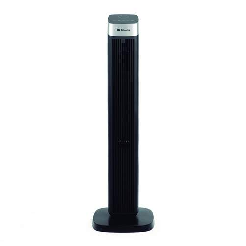 Ventilador Torre Orbegozo TWM3000 - 45 W, Altura 105 cm, 3 velocidades, Oscilante,temporizador,negro