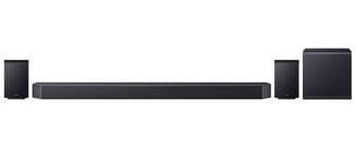 Barrasonido Samsung HWQ990H - 11.1.4 canales, 756 W RMS, Dolby Atmos, Subwoofer 300W, con Wi-Fi