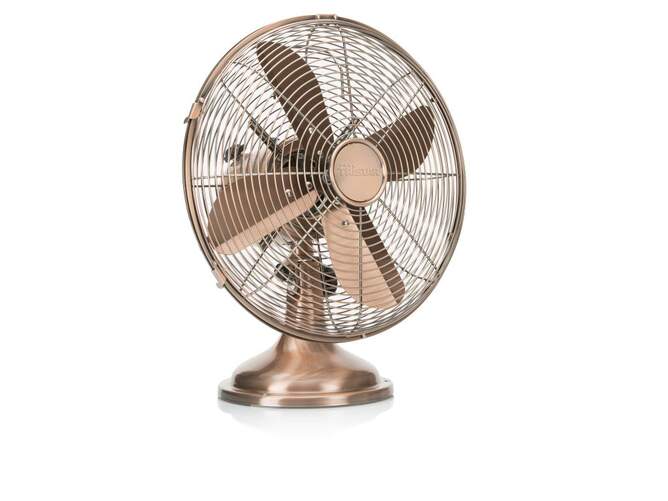 Ventilador de sobremesa Tristar VE5970 - 30 cm, 35 W, Cobre